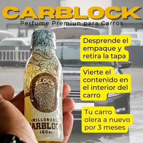 - 💎 CARBLOCK 💎- 🥇PERFUME DE LUJO PARA TU VEHÍCULO 🏎